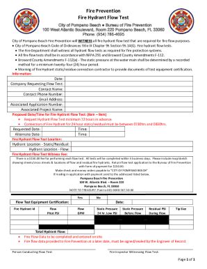 pompano beach fire department inspection.